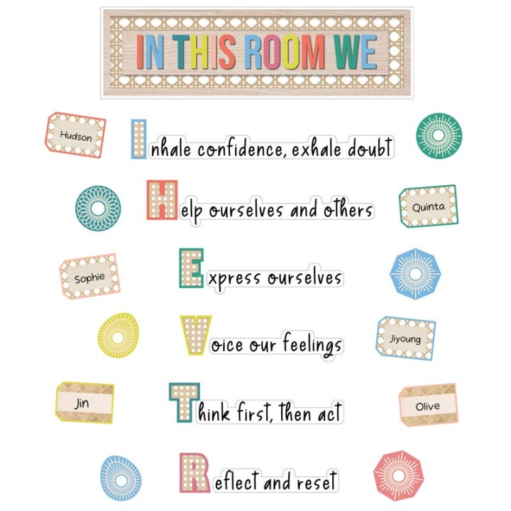 Carson Dellosa Education True to You In This Room We Thrive Bulletin Board Set