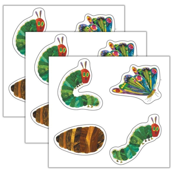 Carson Dellosa Education The Very Hungry Caterpillar™ Cut-Outs Grade PK-8, 48 Per Pack, 3 Packs