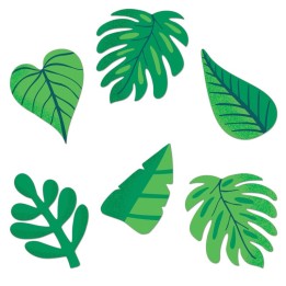 Carson Dellosa Education One World Tropical Leaves Cut-Outs, Pack of 36
