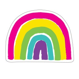 Carson Dellosa Education Kind Vibes Rainbow Cut-Outs, Pack of 36