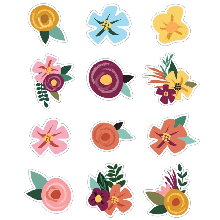 Carson Dellosa Education Grow Together Flowers Cut-Outs, Pack of 36