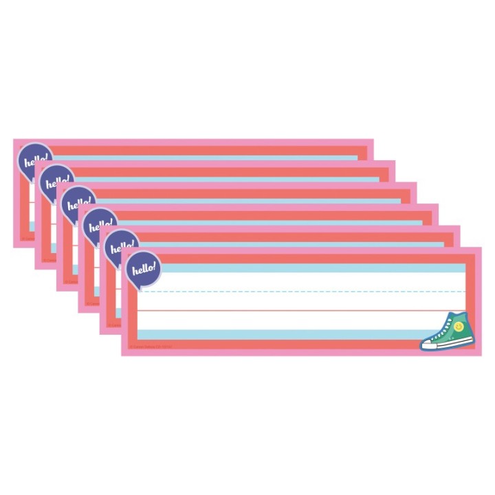 Carson Dellosa Education We Stick Together Name Plates, 36 Per Pack, 6 Packs