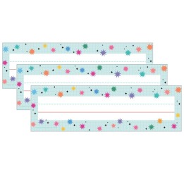 Carson Dellosa Education Retro Remix Name Plates, 36 Per Pack, 3 Packs
