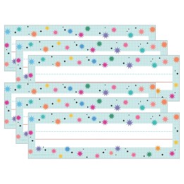 Carson Dellosa Education Retro Remix Name Plates, 36 Per Pack, 6 Packs