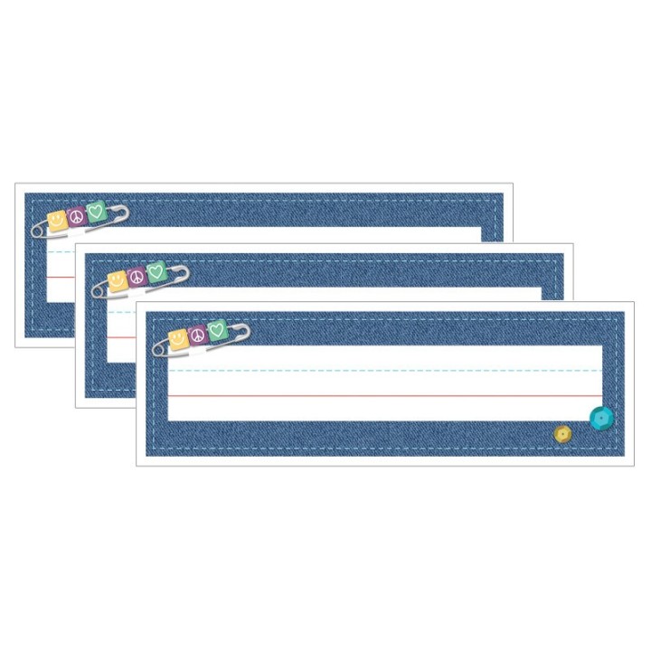 Carson Dellosa Education Crafty and Cool Name Plates, 36 Per Pack, 3 Packs