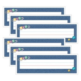 Carson Dellosa Education Crafty and Cool Name Plates, 36 Per Pack, 6 Packs
