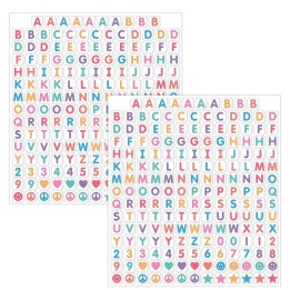 Carson Dellosa Education Crafty and Cool Letter Beads Bulletin Board Letters, 216 Pieces Per Pack, 2 Packs