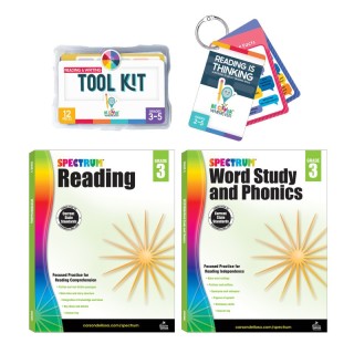 Carson Dellosa Education Student Literacy Bundle for Grade 3