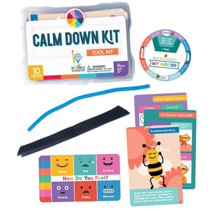 Carson Dellosa Education Be Clever Wherever Calm Down Kit Manipulative, Grade K-5