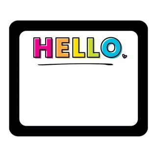 Carson Dellosa Education Kind Vibes Name Tags, Pack of 40