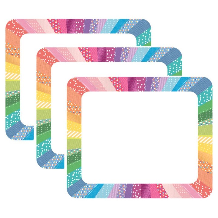 Carson Dellosa Education Crafty and Cool Name Tags, 40 Per Pack, 3 Packs