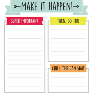 Carson Dellosa Education Aim High Notepad, 50 Sheets