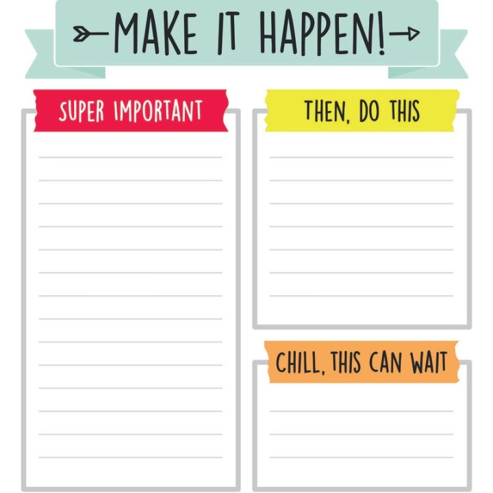 Carson Dellosa Education Aim High Notepad, 50 Sheets