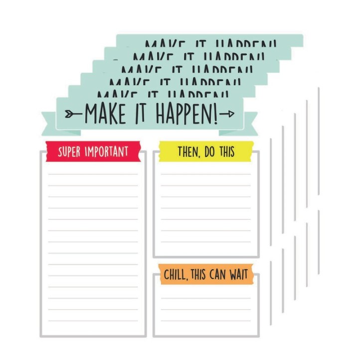 Carson Dellosa Education Aim High Notepad, Pack of 6