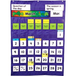 Carson Dellosa Education Complete Calendar and Weather Pocket Chart