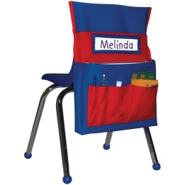 Carson Dellosa Education Chairback Buddy™ Pocket Chart, Blue/Red