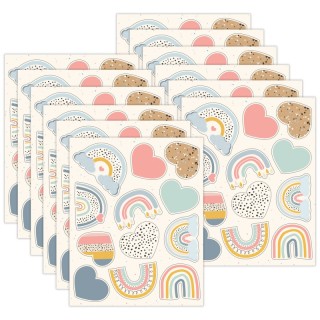Carson Dellosa Education We Belong Shape Stickers, 72 Per Pack, 12 Packs