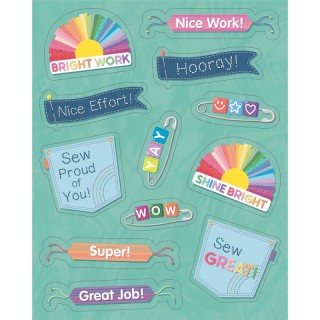 Carson Dellosa Education Crafty and Cool Motivators Motivational Stickers, Pack of 72