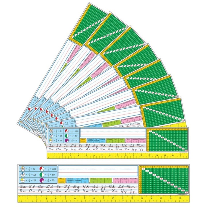 Carson Dellosa Education Desk Reference Nameplates, Modern Cursive, Pack of 36