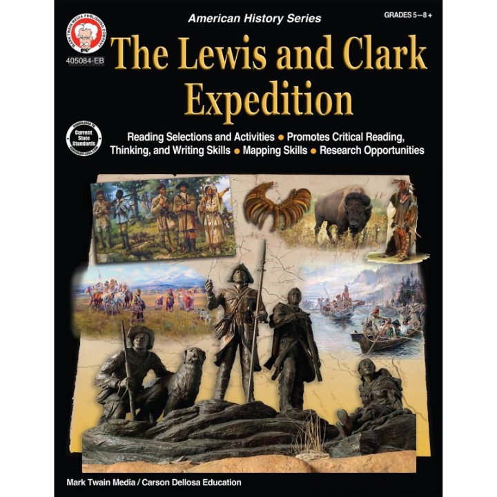 Mark Twain Media Lewis and Clark Expedition Workbook