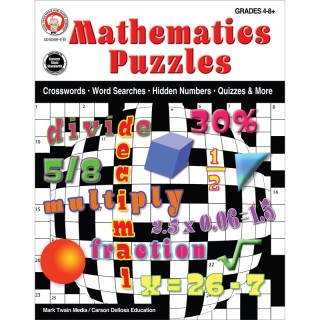 Mark Twain Media Mathematics Puzzles Workbook