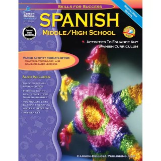 Carson Dellosa Education Skills for Success Spanish Resource Book, Grade 6-12, Paperback
