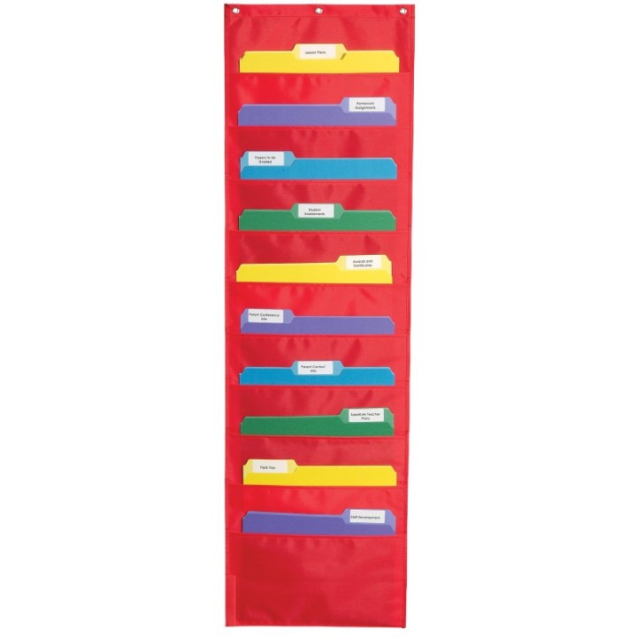Carson Dellosa Education Storage Pocket Chart, 10 Pocket
