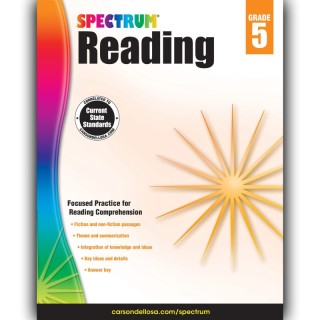 Spectrum® Reading Workbook, Grade 5, Paperback