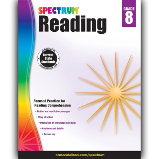 Spectrum® Reading Workbook, Grade 8, Paperback
