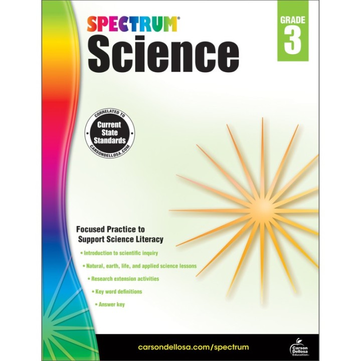 Spectrum® Science Workbook, Grade 3