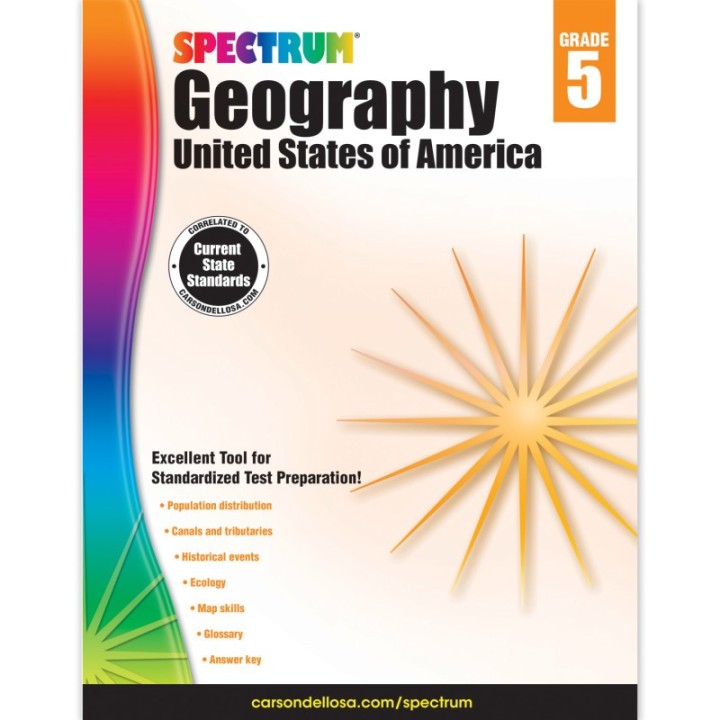 Spectrum® Geography: United States of America, Grade 5