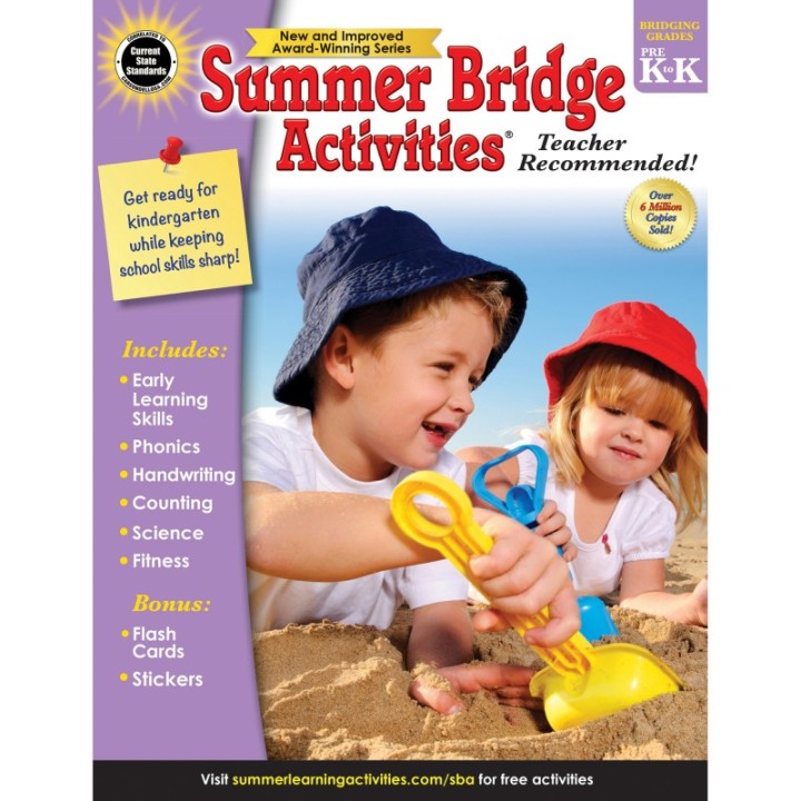 Carson Dellosa Education Summer Bridge Activities® Workbook, Grade PK-K, Paperback