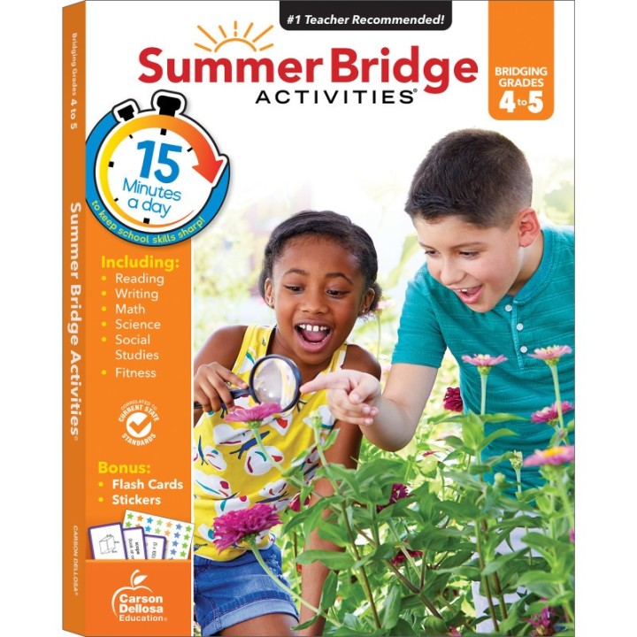 Carson Dellosa Education Summer Bridge Activities® Workbook, Grade 4-5, Paperback