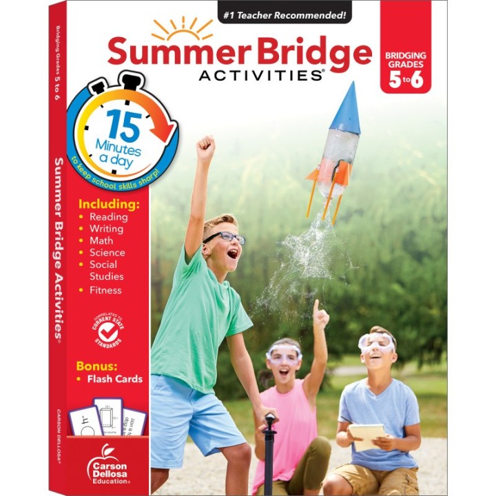 Carson Dellosa Education Summer Bridge Activities® Workbook, Grade 5-6, Paperback