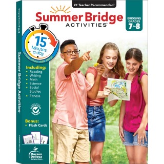 Carson Dellosa Education Summer Bridge Activities® Workbook, Grade 7-8, Paperback