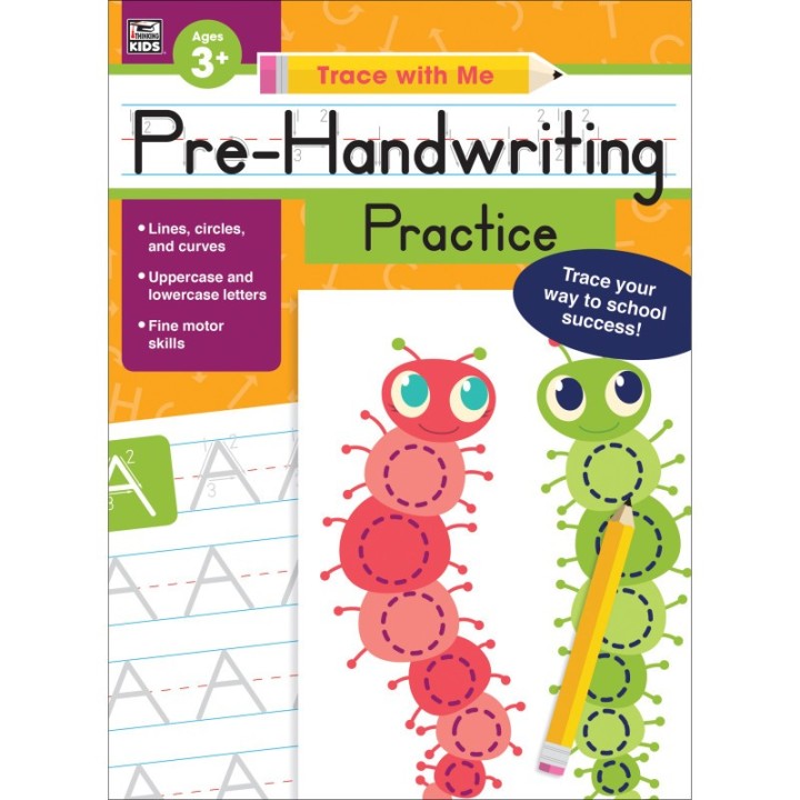 Thinking Kids Pre-Handwriting Practice Activity Book, Grade Preschool-2
