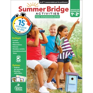 Carson Dellosa Education Summer Bridge Activities Spanish, Grade 1-2