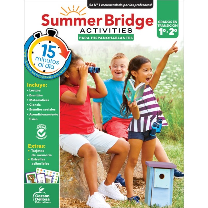 Carson Dellosa Education Summer Bridge Activities Spanish, Grade 1-2