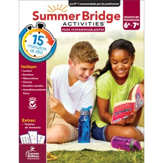 Carson Dellosa Education Summer Bridge Activities Spanish, Grade 6-7