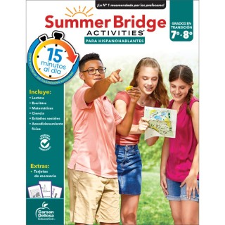 Carson Dellosa Education Summer Bridge Activities Spanish, Grade 7-8