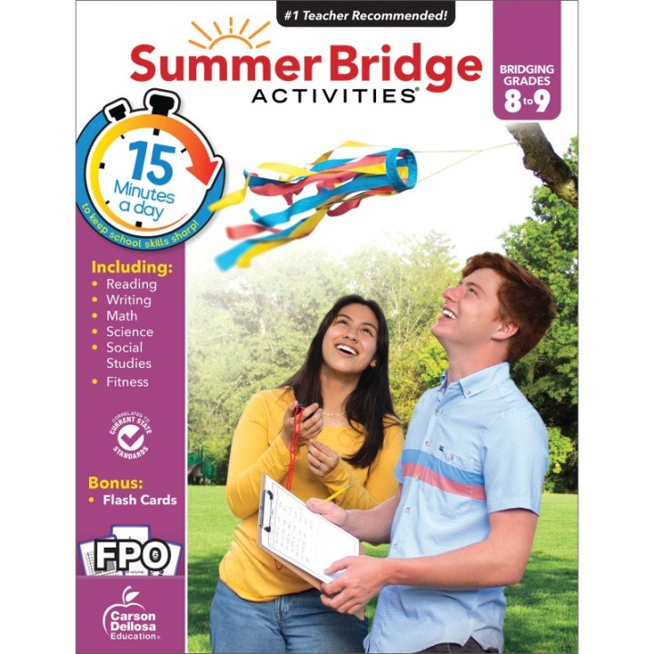 Carson Dellosa Education Summer Bridge Activities, Grades 8-9