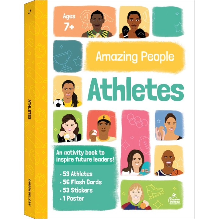 Carson Dellosa Education Amazing People: Athletes Activity Book
