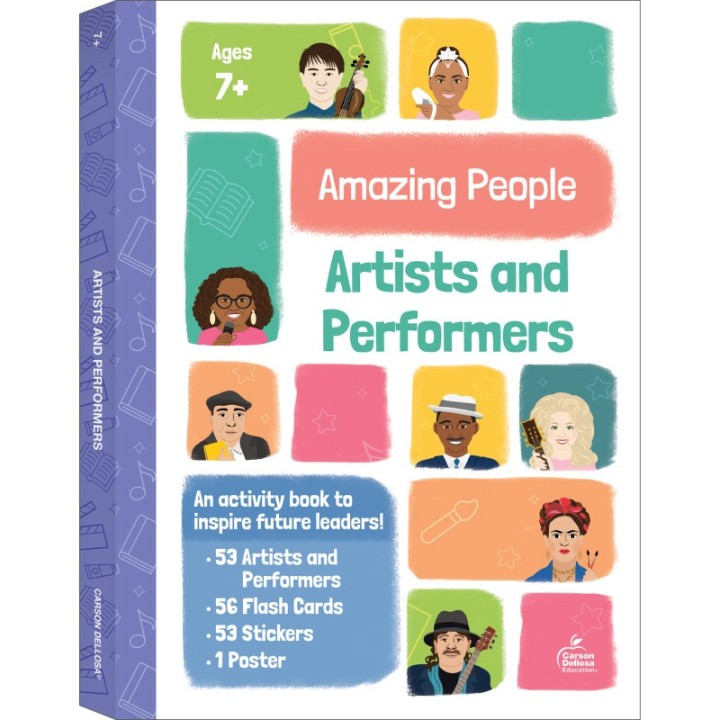 Carson Dellosa Education Amazing People: Artists and Performers Activity Book