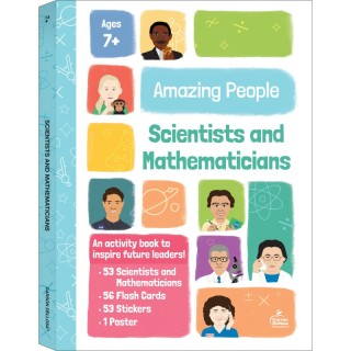Carson Dellosa Education Amazing People: Scientists and Mathematicians Activity Book