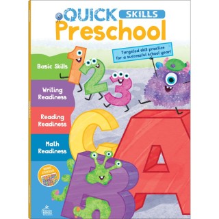 Carson Dellosa Education Quick Skills Preschool Workbook