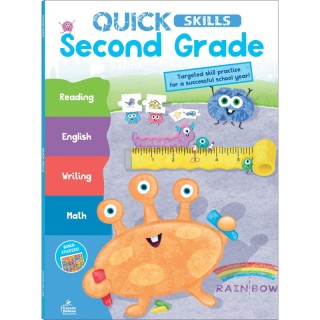 Carson Dellosa Education Quick Skills Second Grade Workbook