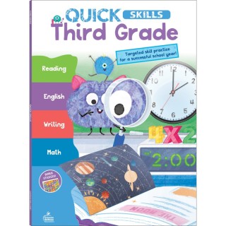 Carson Dellosa Education Quick Skills Third Grade Workbook