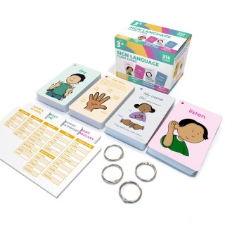Carson Dellosa Education Sign Language Flash Cards