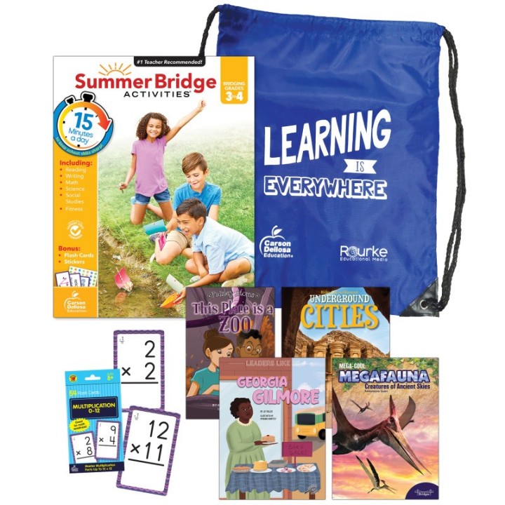 Summer Bridge Activities Summer Bridge Essentials Backpack, Grade 3-4