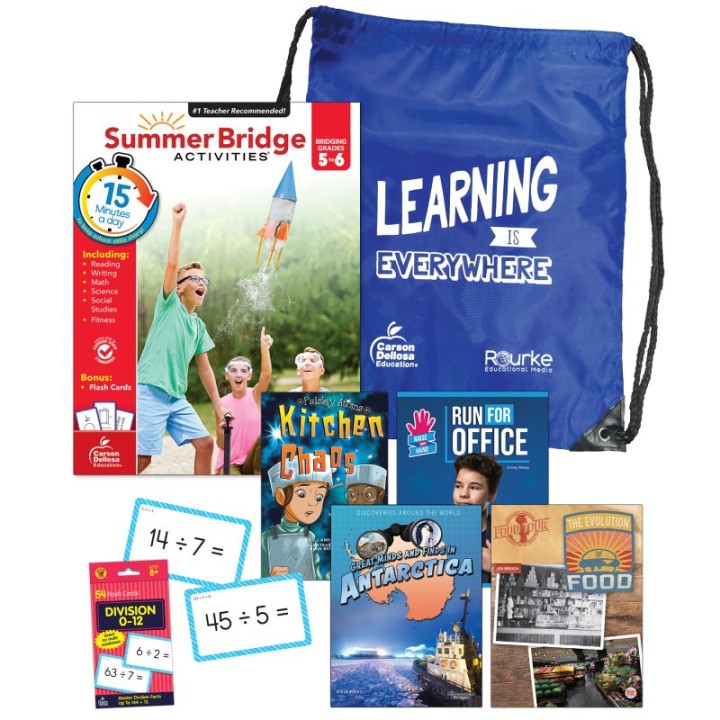 Summer Bridge Activities Summer Bridge Essentials Backpack, Grade 5-6